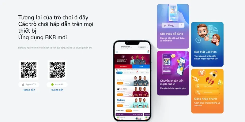 Hướng dẫn quy trình tải app BK8 trên hệ điều hành Android