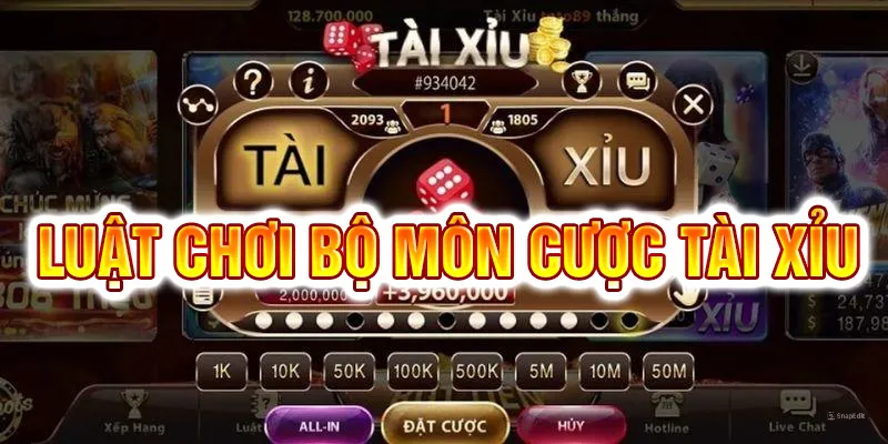 Quy tắc và cách chơi đơn giản trong tài xỉu online